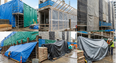 Тенты укрывные в строительстве виды и практическое применение